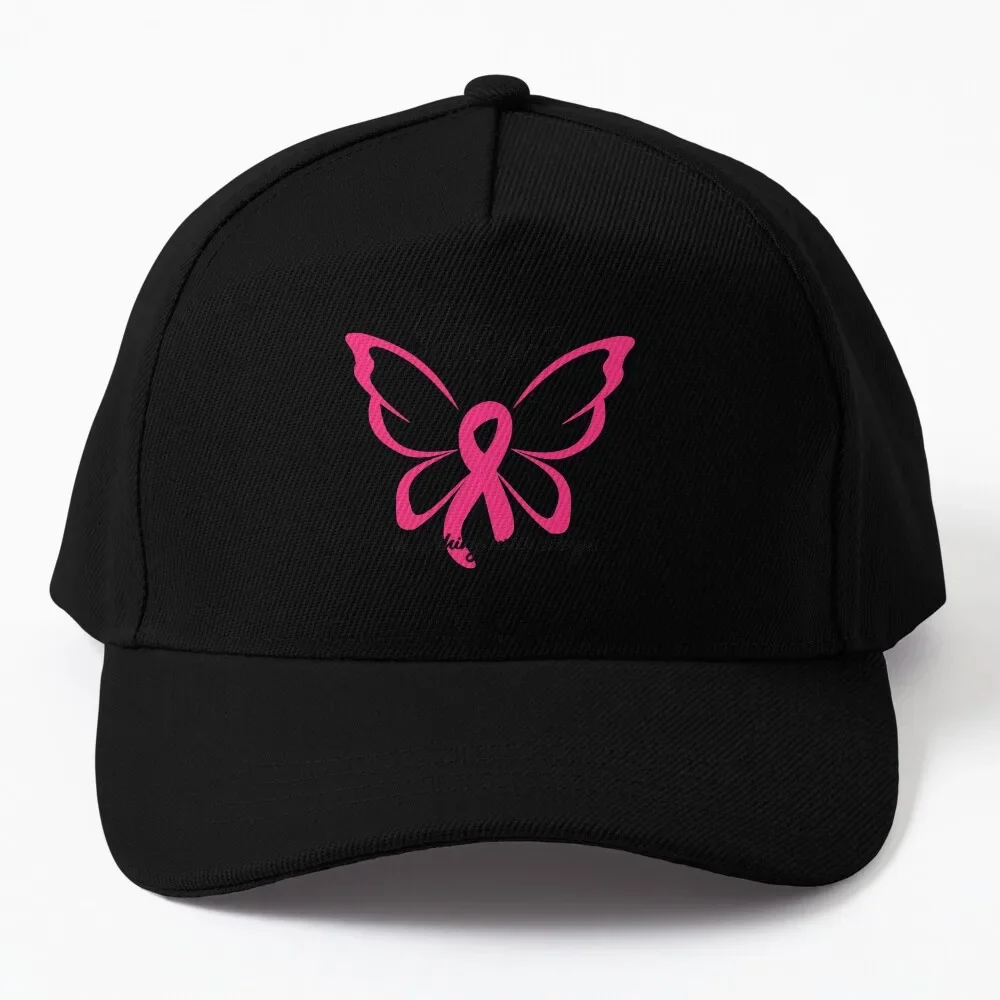 Breast Cancer Awareness Pink Ribbon Hope Baseball Cap Rugby Christmas Hat Mens Hats Women'S