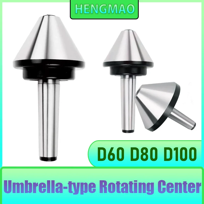MT2 MT3 MT4 MT5 Morse Tapper Cone Mushroom Head Center Umbrella i type Rotating Center High Precision CNC Lathe Live Thimble