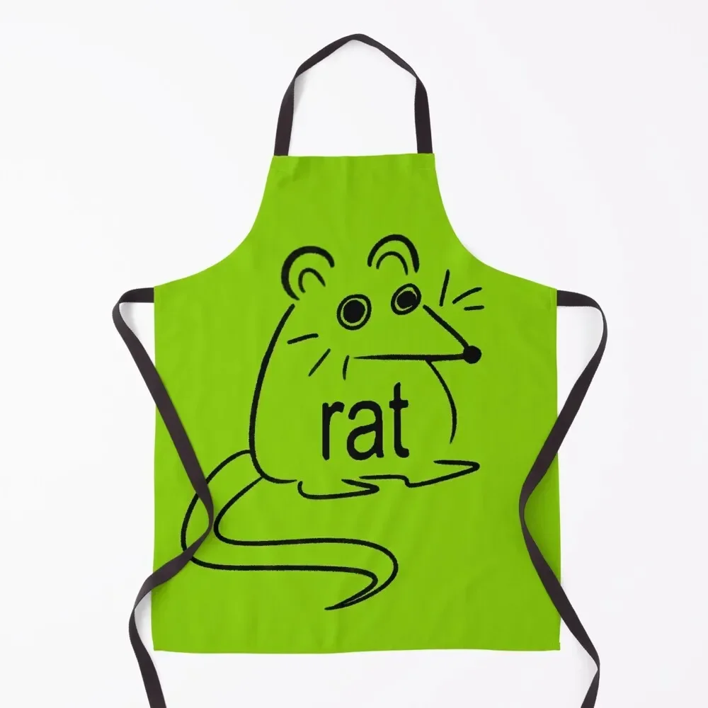 

charlie brat rat (bRAT) Apron Kitchen New 2022 Year with pockets Apron