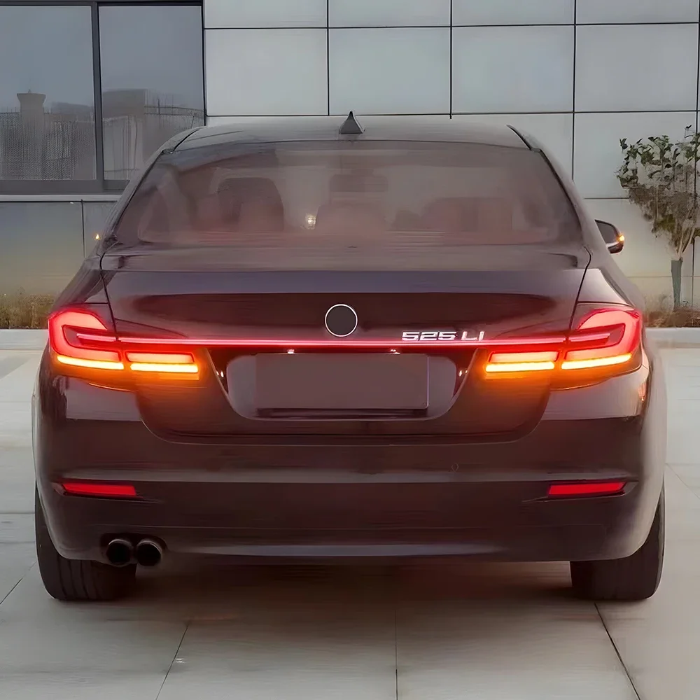 

Для BMW F10 F18 525i 530i 535li 5 серии 2011-2017 светодиодные задние фонари в сборе, обновленный стиль 2021, задний стоп-сигнал