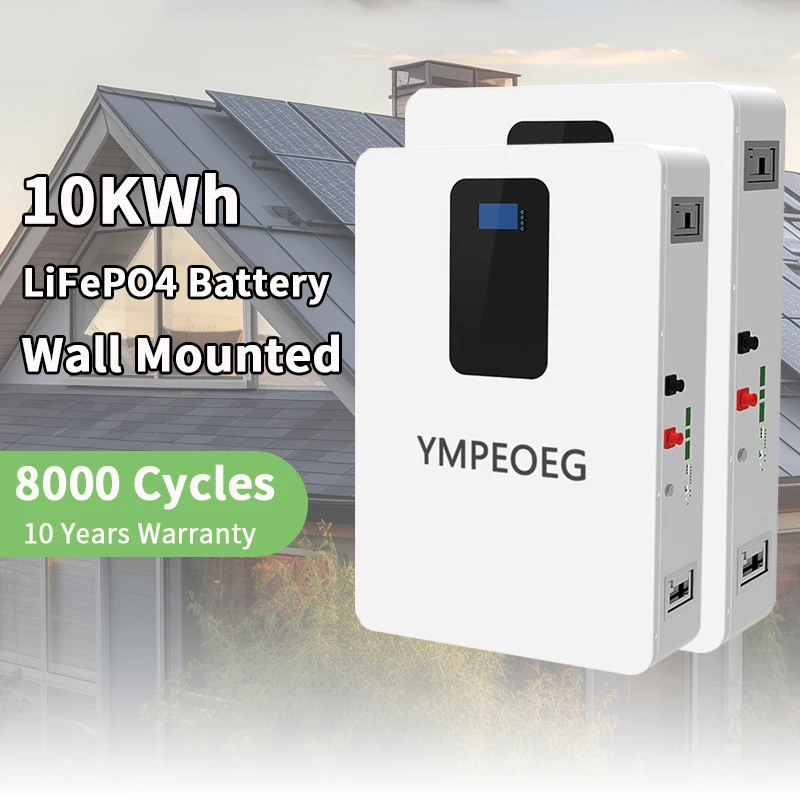 

48V 100Ah/200Ah High Capacity Deep Cycle LiFePO4 Battery 5KWh/10KWh for Solar System UPS Lights Car RV Boats