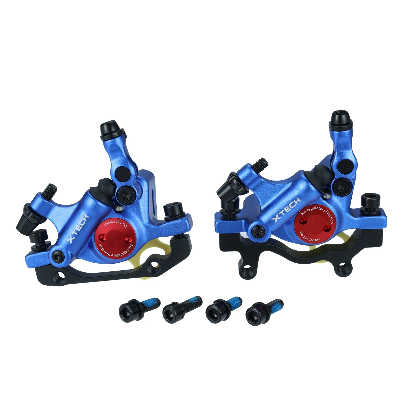 1 Set Hydraulic Disc Brake XTECH HB100 Aluminium Alloy Steel Integrated Cylinder Fit For Cable Brake Hydraulic Brake System