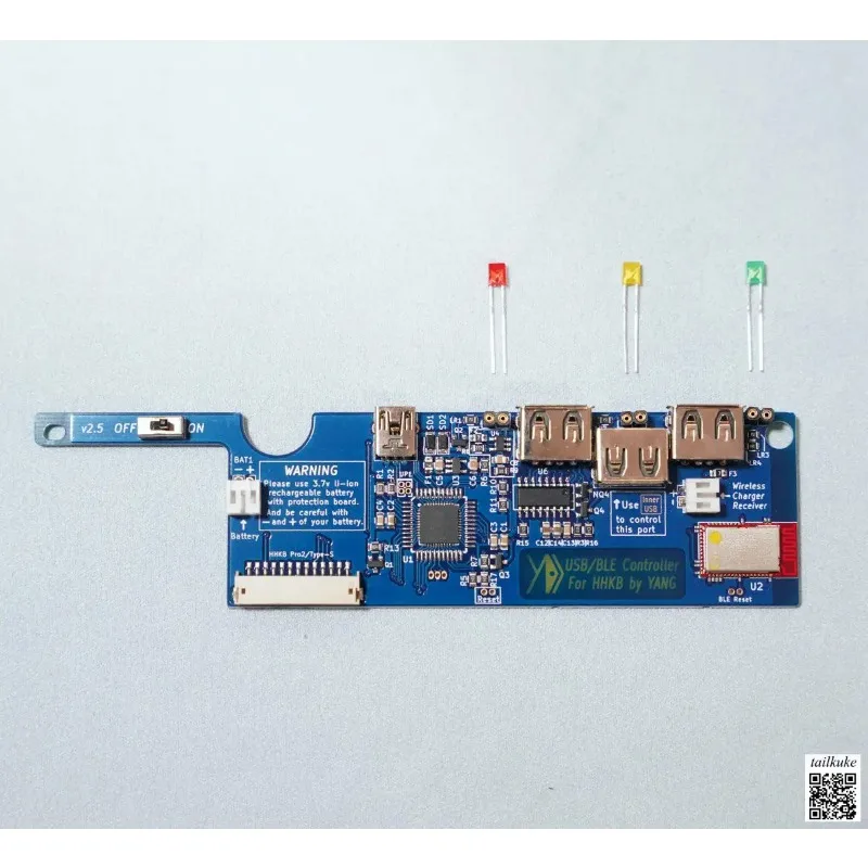 

Electrostatic Capacitance To Wireless Bluetooth BLE BT Dual-mode Master Non-keyboard, Suitable for HHKB Pro2 Series