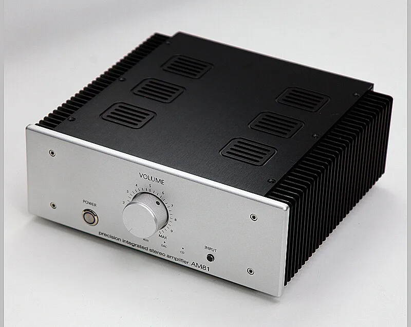 

Усилитель мощности AM81 145W*2 класса AB HIFI DIY с металлическим корпусом, комплектом транзисторов, Bluetooth, оптическим, коаксиальным и USB-декодером в одном устройстве