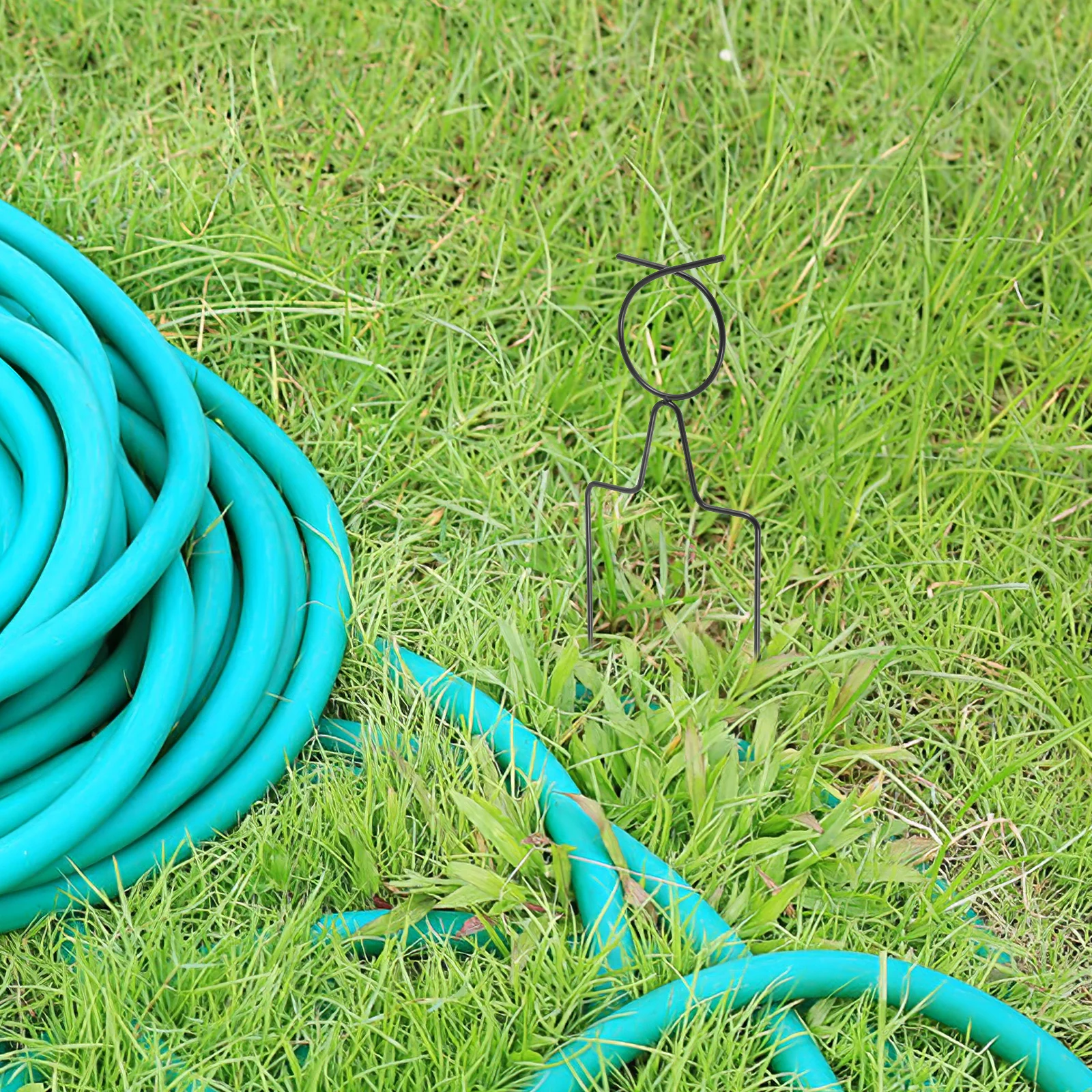 

5pcs Garden Hose Guide Spike Cast Iron Water Stake For Lawn Garden Hose Holder Outdoor Water Guiding Spikes Gardening