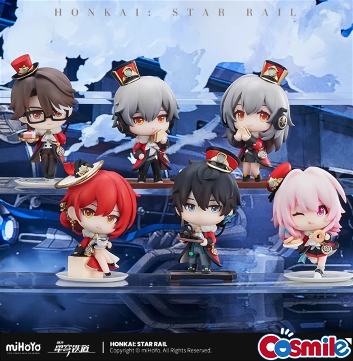 Cosmile Game Honkai: Star Rail the train welcome Action Figure Doll Toy Model Fit OB11 Statue Anime Cosplay Props Cute Lovely C