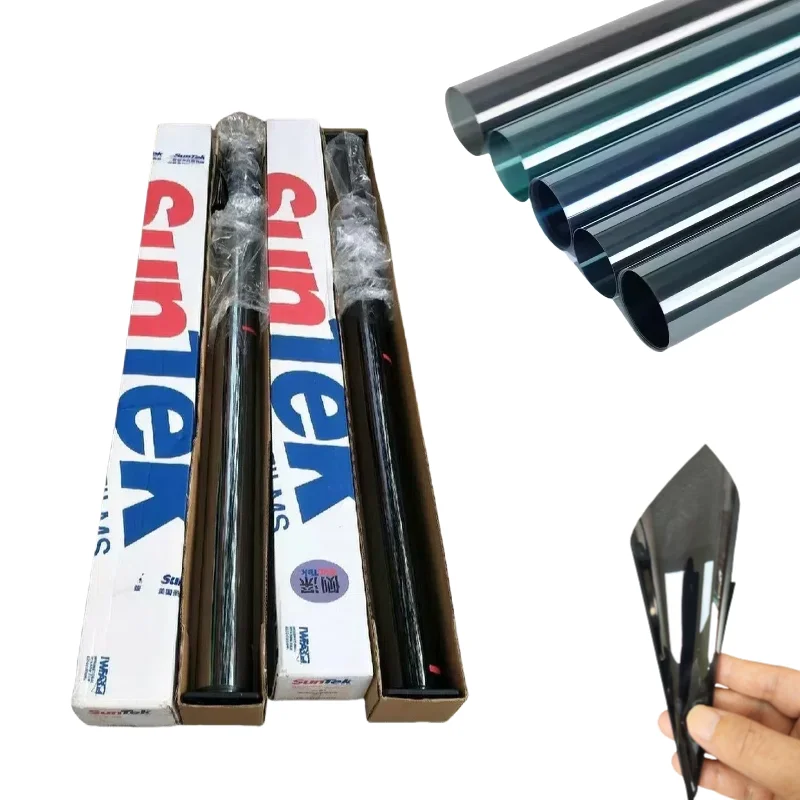 

Suntek 20% VLT Ceramic Auto Tint Film PET 99% UV IR Rejection Solar Heat Control for Vehicle Windows House Office Building Glass