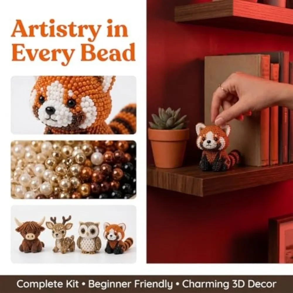 New Creative 3D Bead Kit Character Series Mother Mary Handmade Bead Art Set Happy Family Bead Weaving Kit DIY Activity