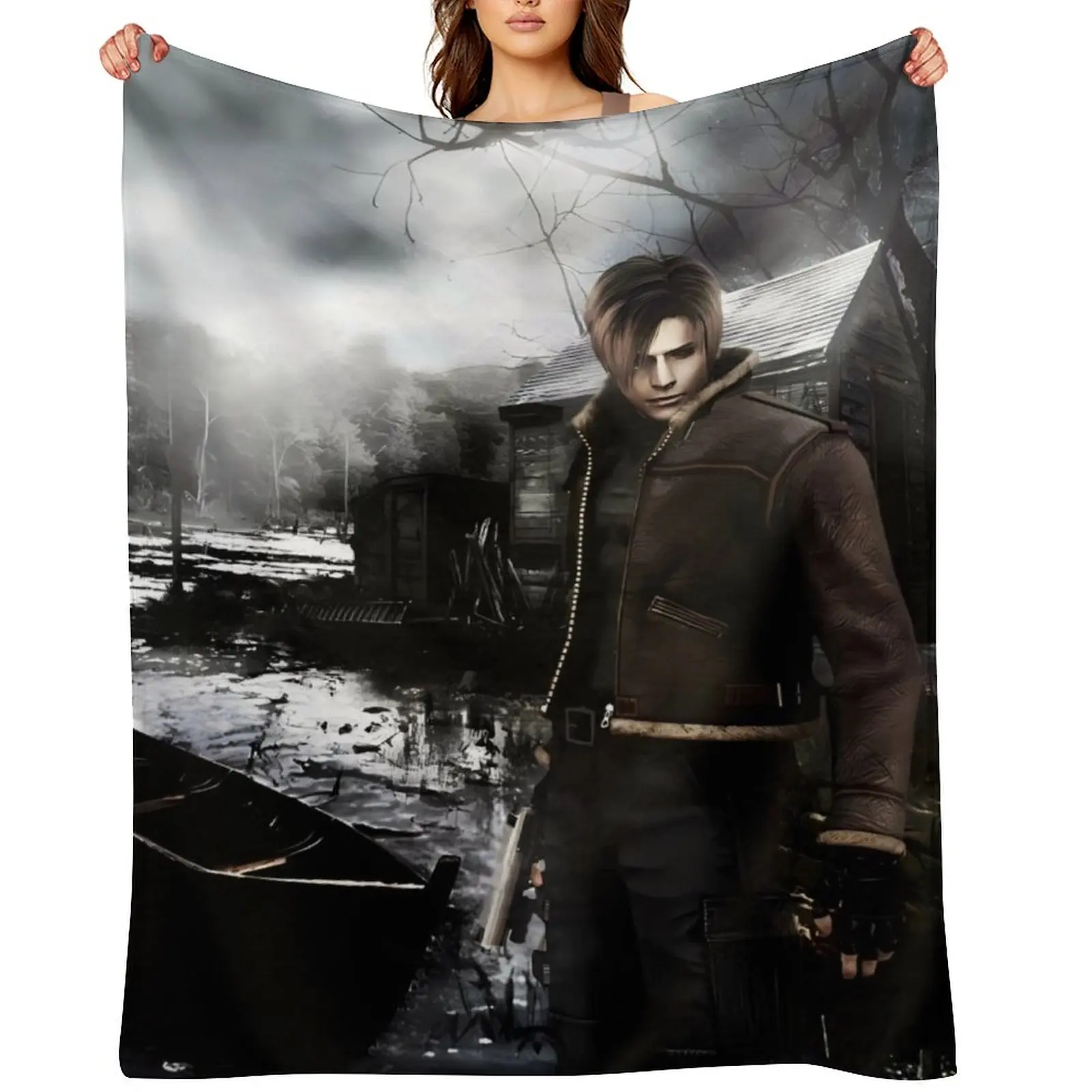 

Leon Throw Blanket Sofas christmas decoration Tourist Soft Plaid Blankets