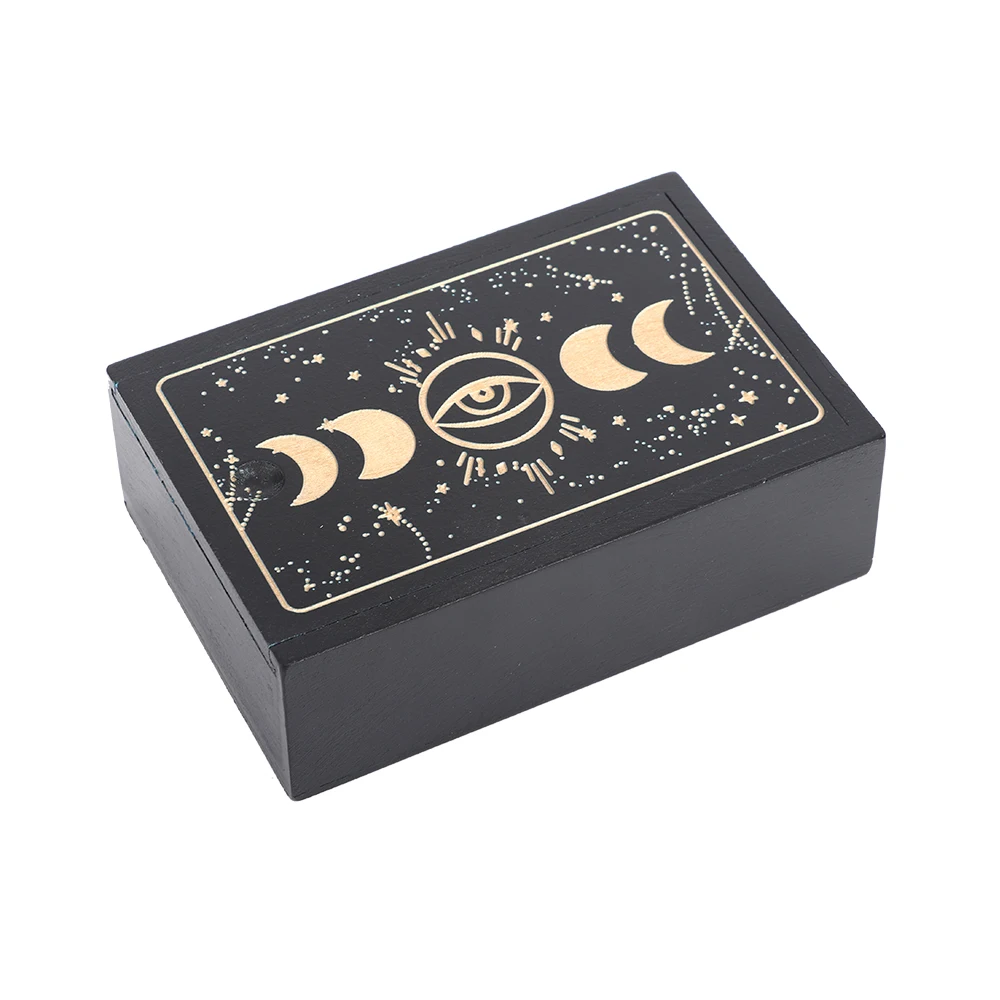 Wooden tarot card box and wooden tarot card holder, tarot card box lucky trinkets souvenir box