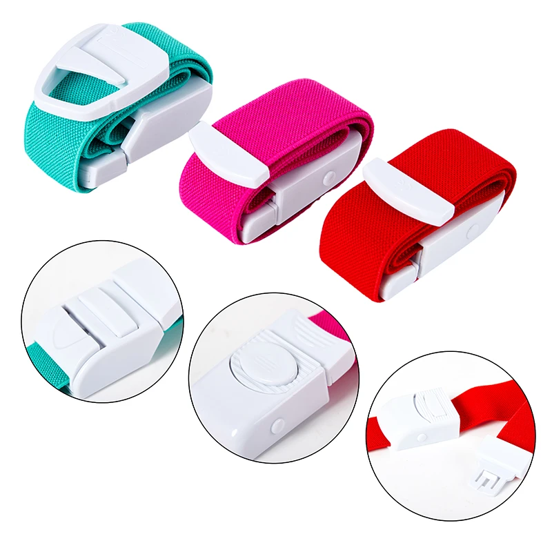 ABS Elastic Adjustable Medical Latex-Free Buckle Tourniquet Outdoor Emergency Stop Bleeding First Aid Survival Kit Elastic Strap