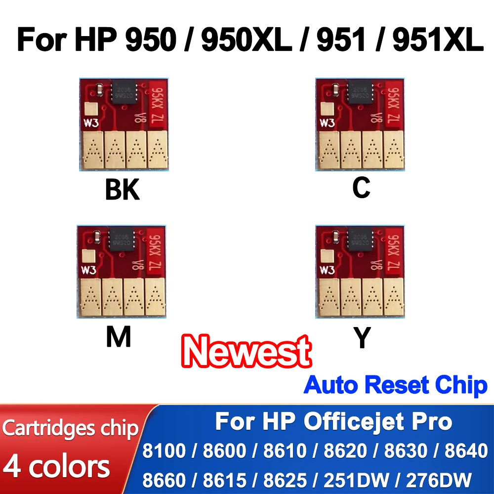 Newest Worldwide 940 940XL HP940 Ink Cartridge Auto Reset Chip for HP OfficeJet Pro 8000 8500 8500A Printer ARC Chip