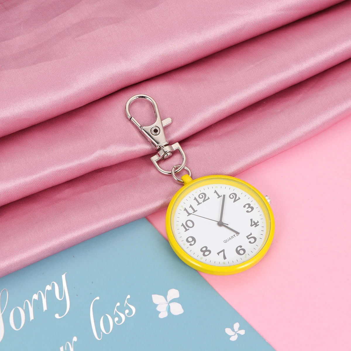 

Pocket Watch Keychain Watches for Women Male Elegant Necklace Fake Charm