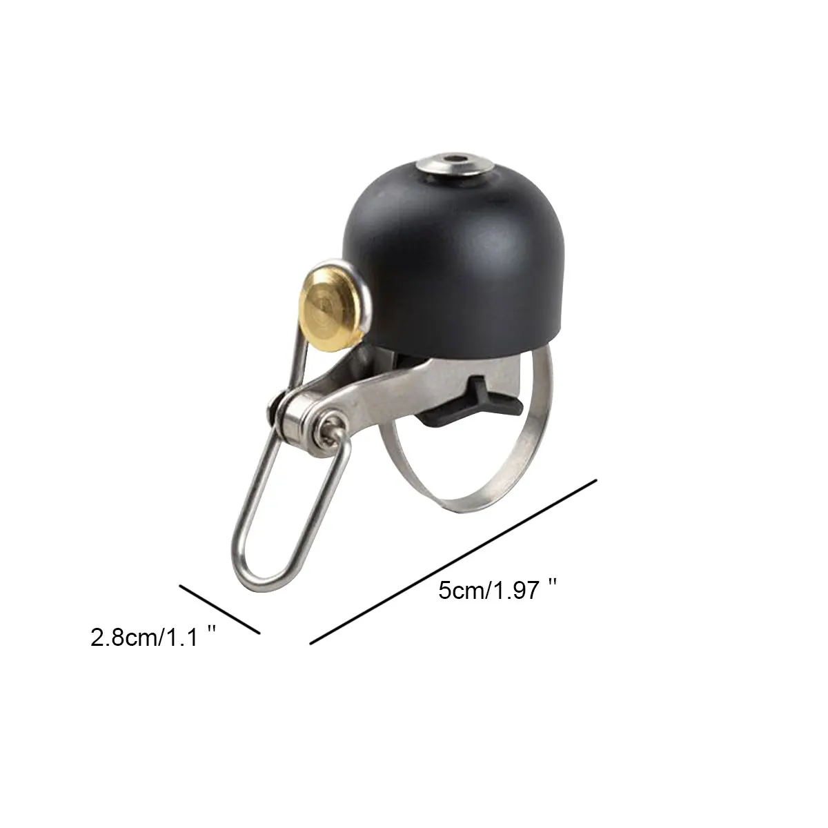 1 SET Retro Classical Bicycle Bell Clear Loud Sound MTB Road Bike Folding Bikes Handlebar Copper Ring Horn Safety Warning Alarm - Image 2