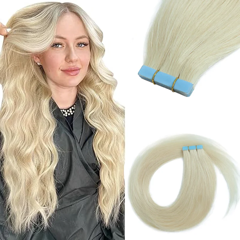 

Невидимая лента для наращивания, инъекционная лента для наращивания волос, 1B, натуральная лента из искусственной кожи для волос, 10 шт./упак.