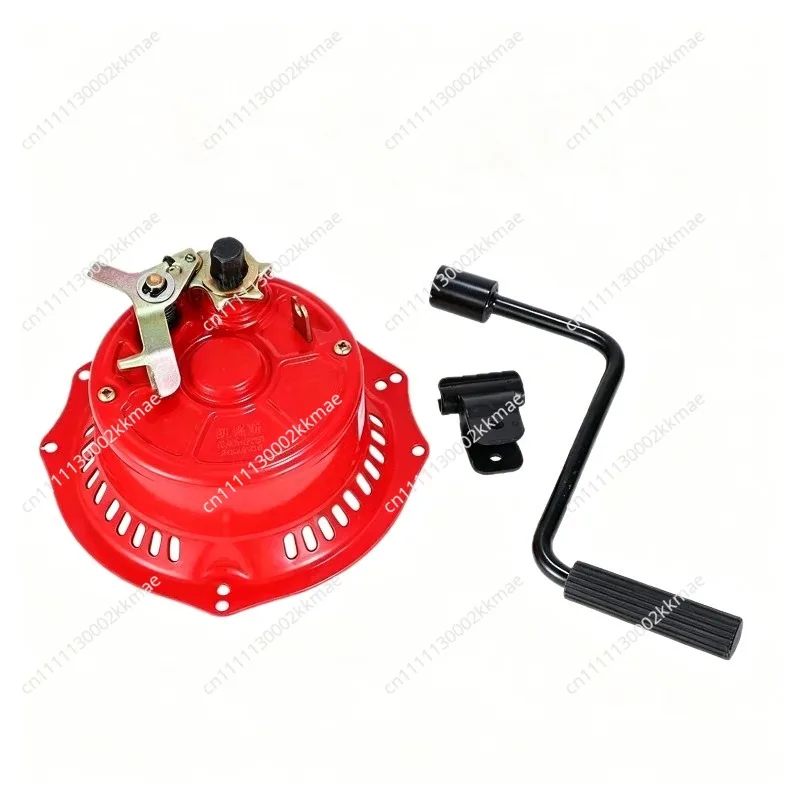 Hand Crank Self Starting Device Pull Start Assembly for  Engine Aluminum  Engine Parts