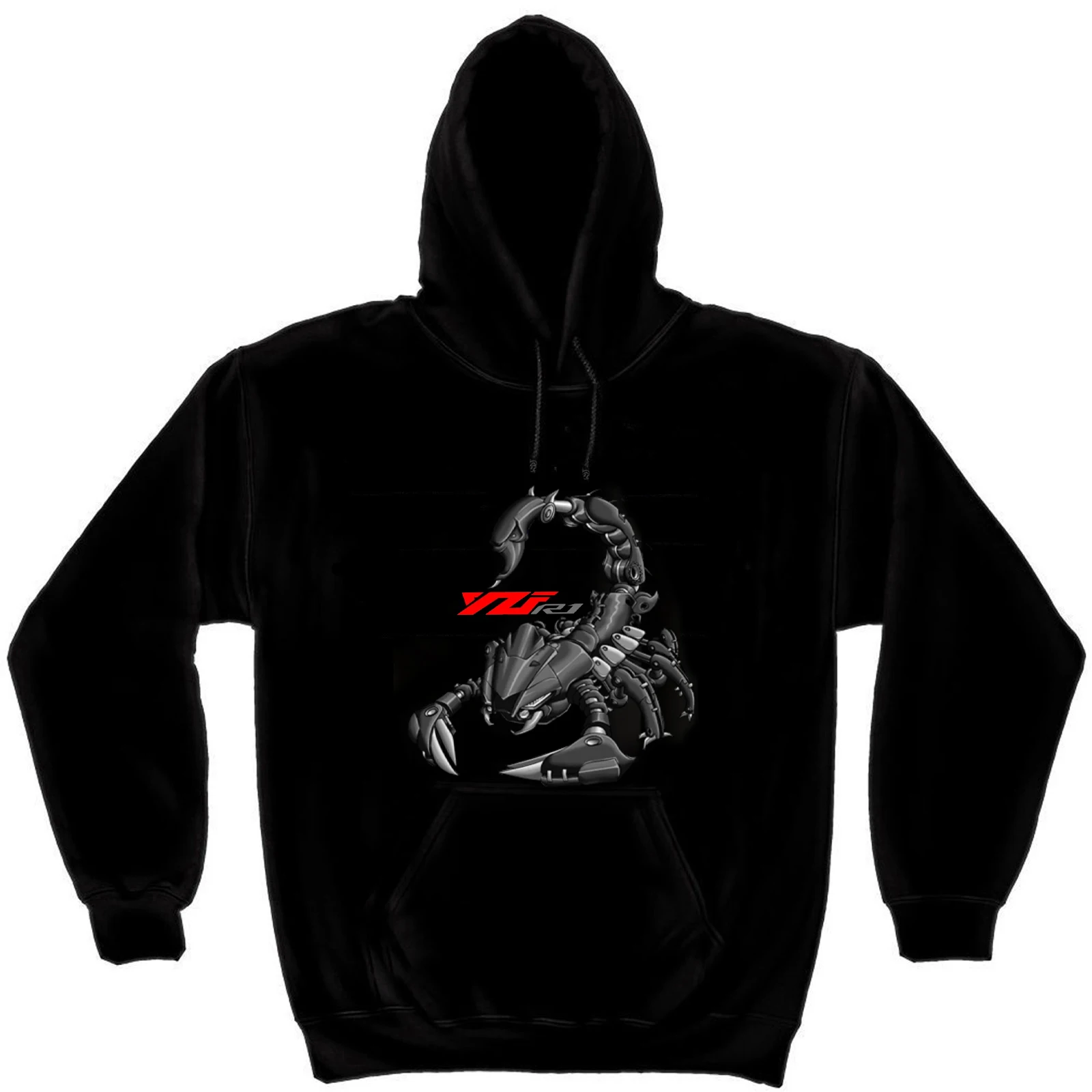 

Japan YZF R1 Motorcycle Scorpion Inspired Pullover Hoodie New 100% Cotton Comfortable Casual Mens Sweatshirts Rider Streetwear