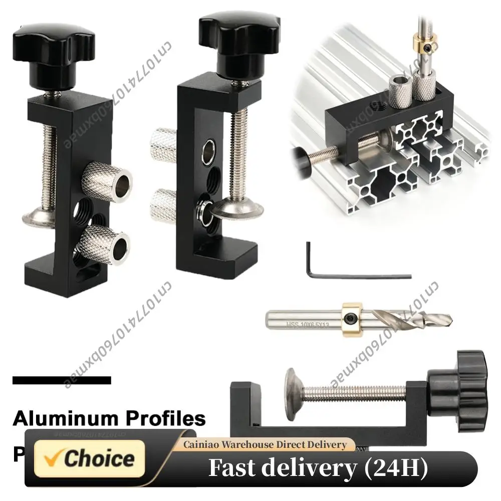 

Aluminum Profile Drilling Jig Profiles Generic Jig Guide Drilling Positioning Tool for 2020 2040 3030 3060 4040 Profiles