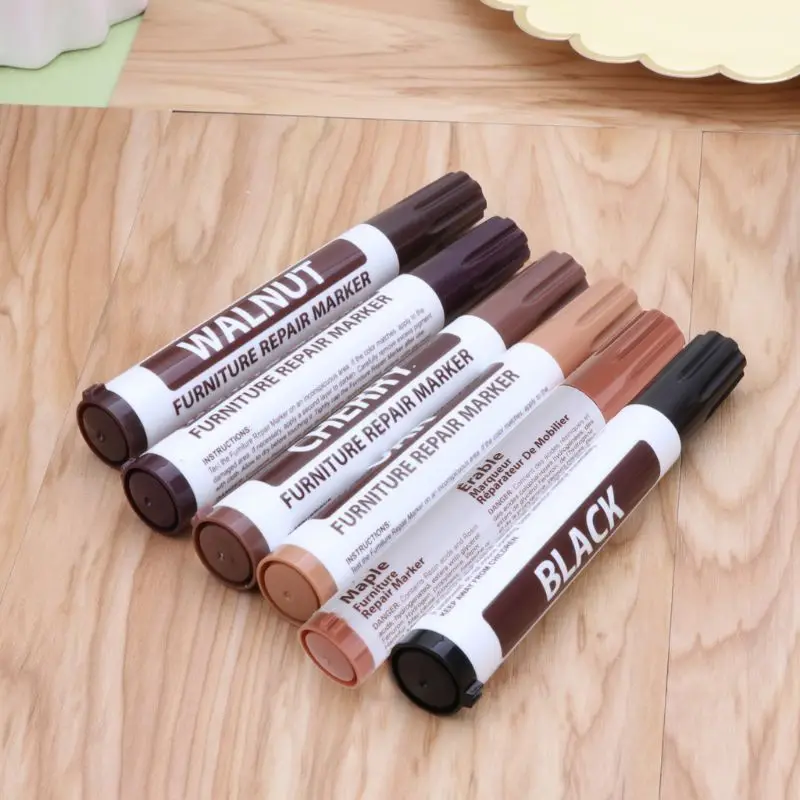 Stain Touch-Up Marker เฟอร์นิเจอร์ไม้และปากกาพื้น Scratch Repair Marker DropShipping