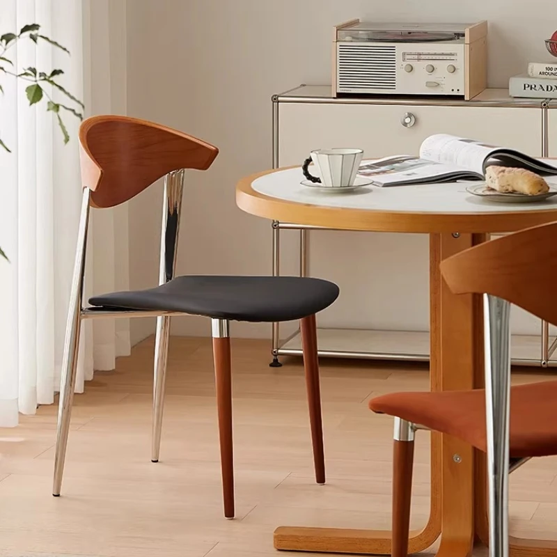 

Nordic Modern Dining Chairs Minimalist Comfortable Retro Lounge Unique Dining Chairs Luxury Designer Muebles Kitchen Furniture