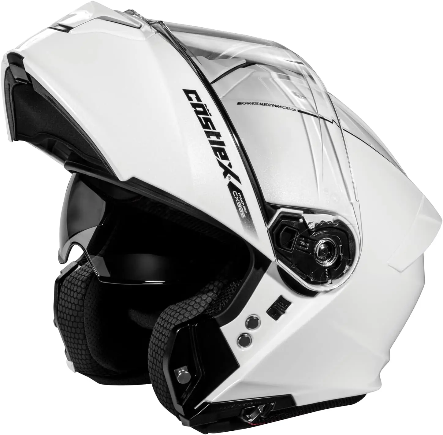 Casque modulaire CX935 en blanc perle brillant, taille XXX-Large