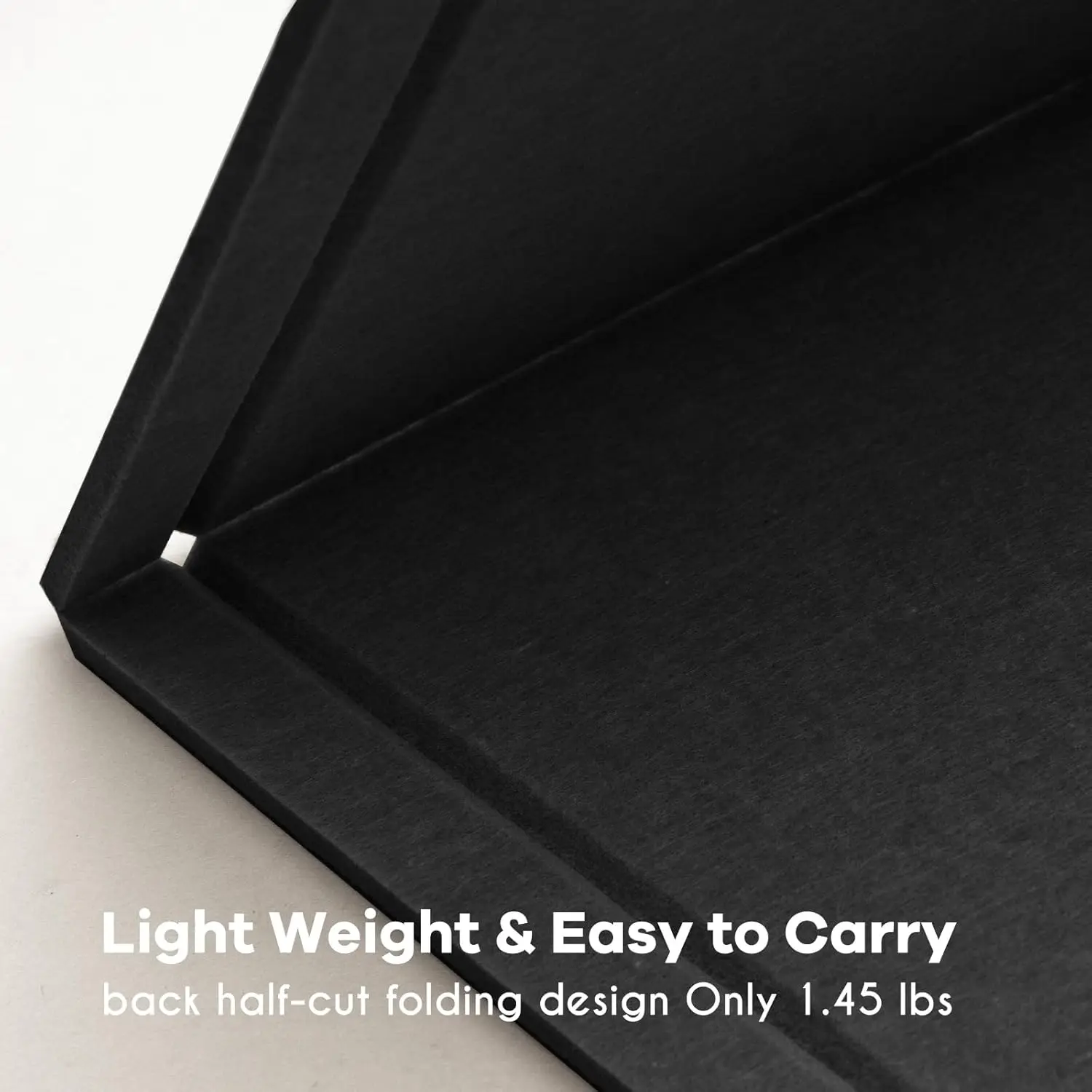 لوحة إعلانات اللباد مقاس 36 × 24 بوصة - لوحة دبوس ذاتية اللصق قابلة للطي مع 20 دبابيس ضغط، باللون الأسود #3