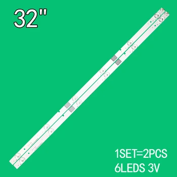 Für Hisense 32-Zoll JL.D 32061330 -003BS LED 32K3100 LED 32K1800 LED 32N2000 LED 32N2600 LED 32EC300D 2 593 mm TV-LED-Lichtstreifen