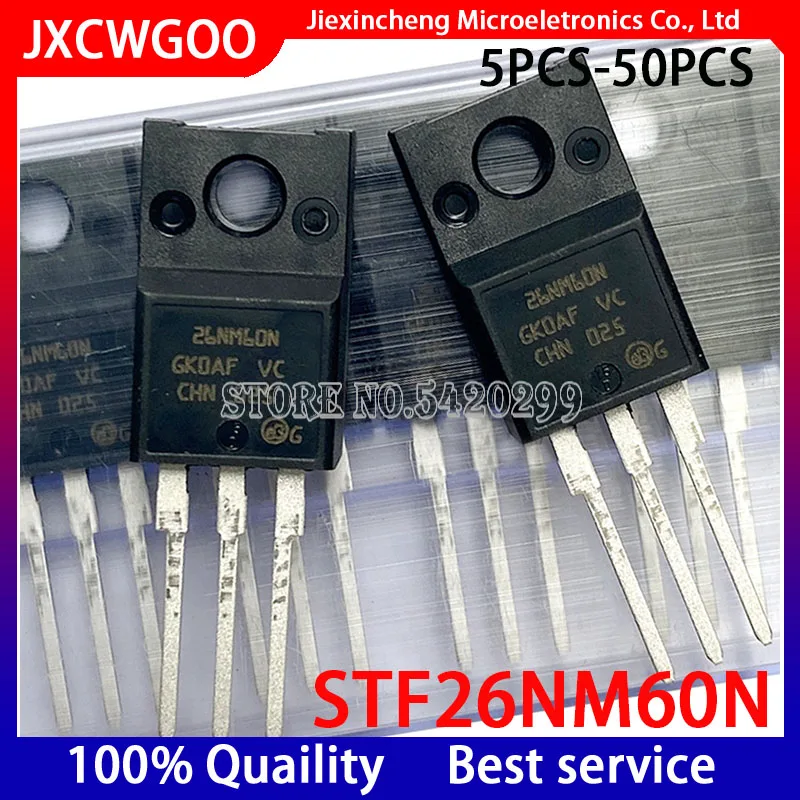 

5 шт.-50 шт. STF26NM60N 26NM60N STF26NM60 TO-220F MOSFET N-CH 600 в 20A TO220F новый оригинальный