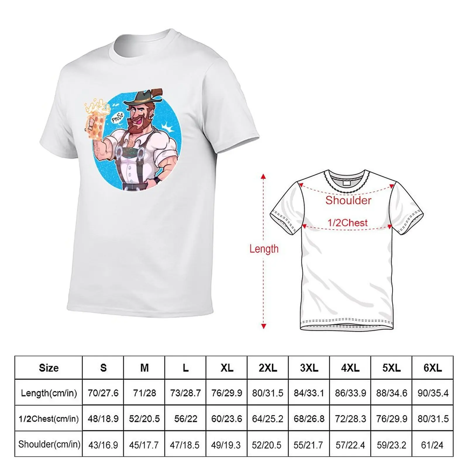 Octoberfest Bavarian Bear Man with Beer Mug T-Shirt quick-drying graphic tee shirt t shirt for men