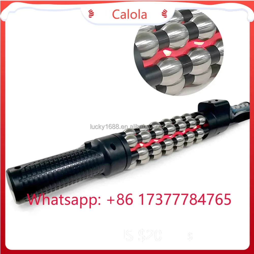 Handheld Electric Rotating Massage Roller Stick Cellulite Body Shaping Muscle Relax Massager