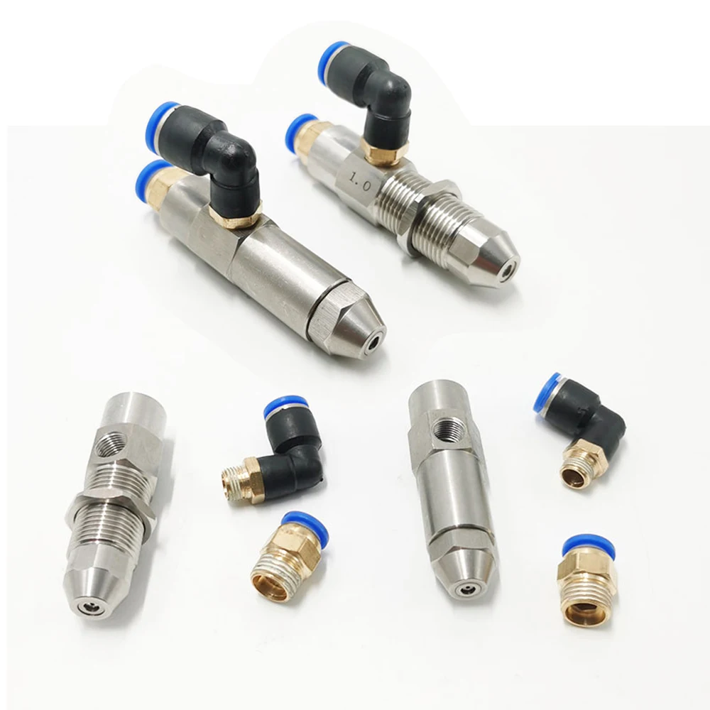 

Waste Oil Burner Nozzle Fuel Oil Nozzle Waste Siphon Boiler Nozzle Oil Spray Boilers atomizing Burner Nozzle with 8mm Connect