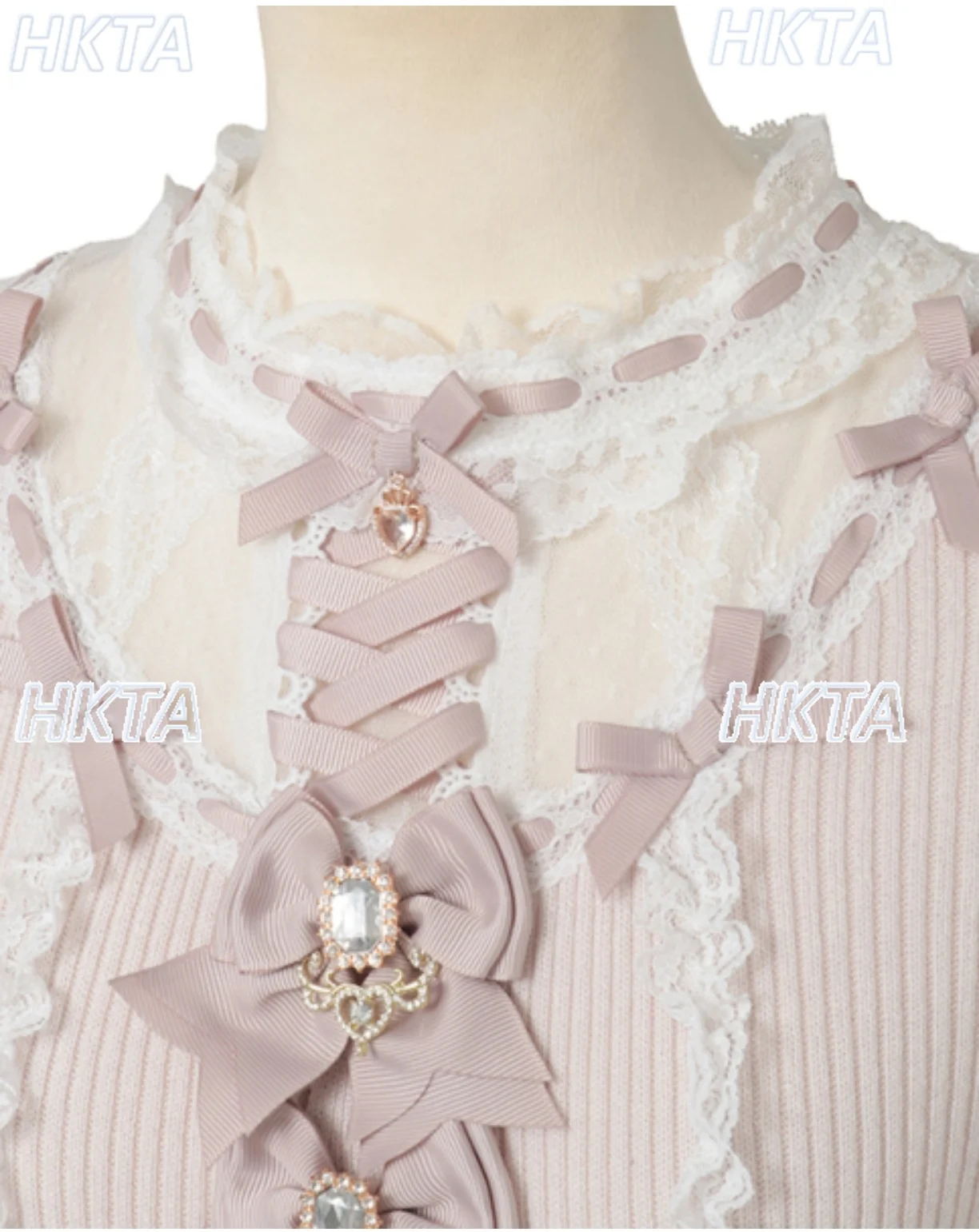 اليابانية لطيف الحلو القوس الأسود ليز سترة البلوز لوليتا الفتيات 2025 الخريف جديد الدانتيل المرقعة التخسيس محبوك البلوزات