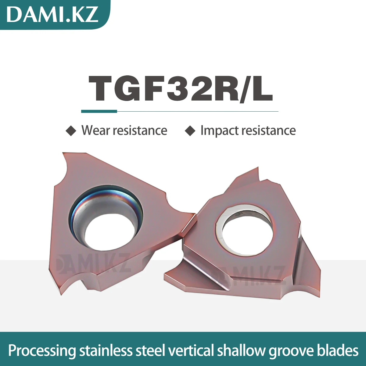 

TGF32R/L040 TGF32R/L300-R1.5 Grooving Blade Vertical Shallow Slot Blade TGF32R050-300 Stainless Steel Card Spring Slotting Blade