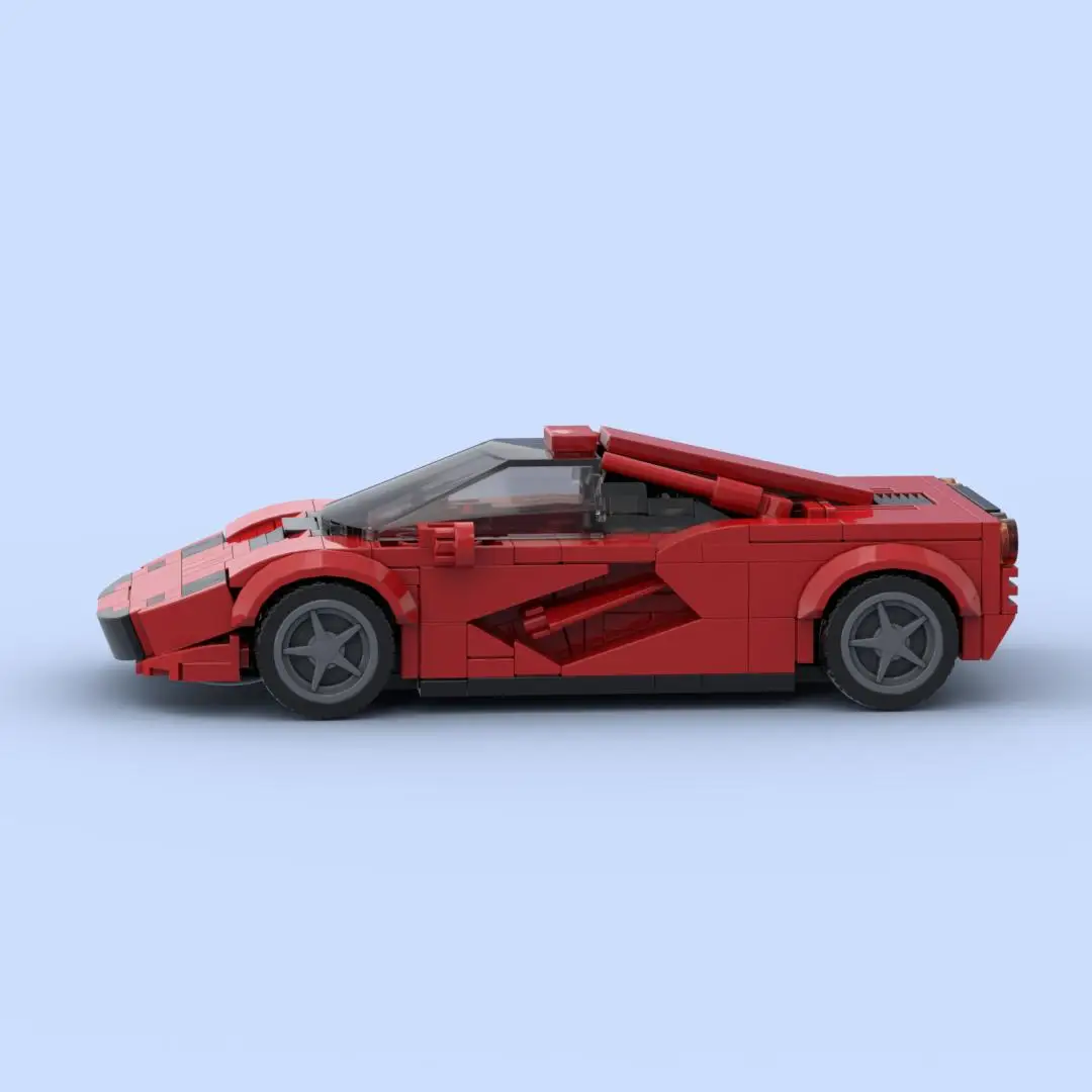 国内小型粒子速度8グリッドレーシングカーfモデル教育用子供のおもちゃギフトカーアセンブリブロック磁気タイル