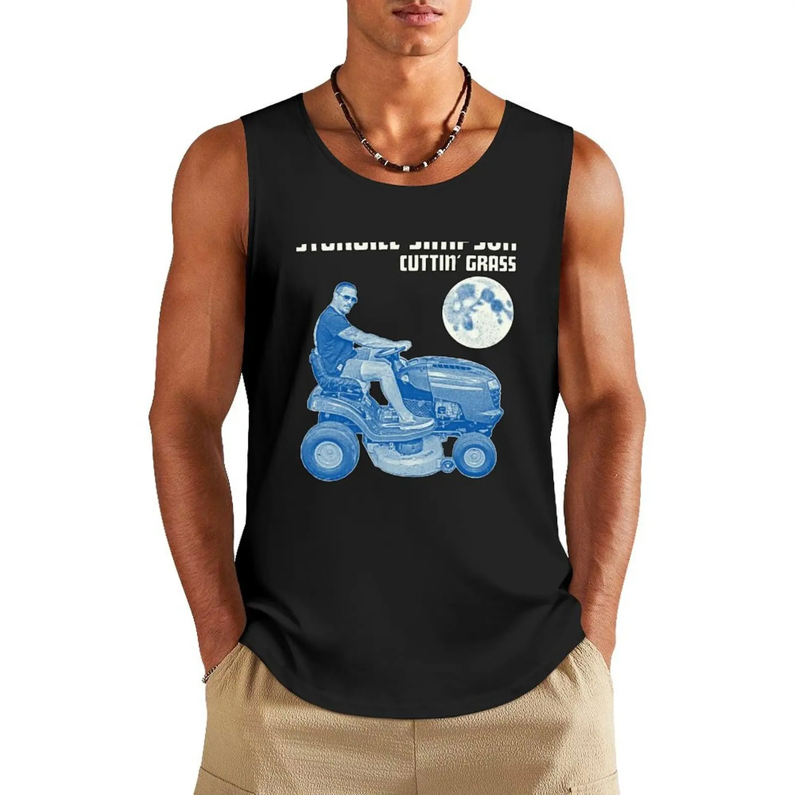 

Cuttin Grass Sturgill Simpson Tank Top summer clothes men 2025 gym t-shirts Men's tops Men's clothes luxury style