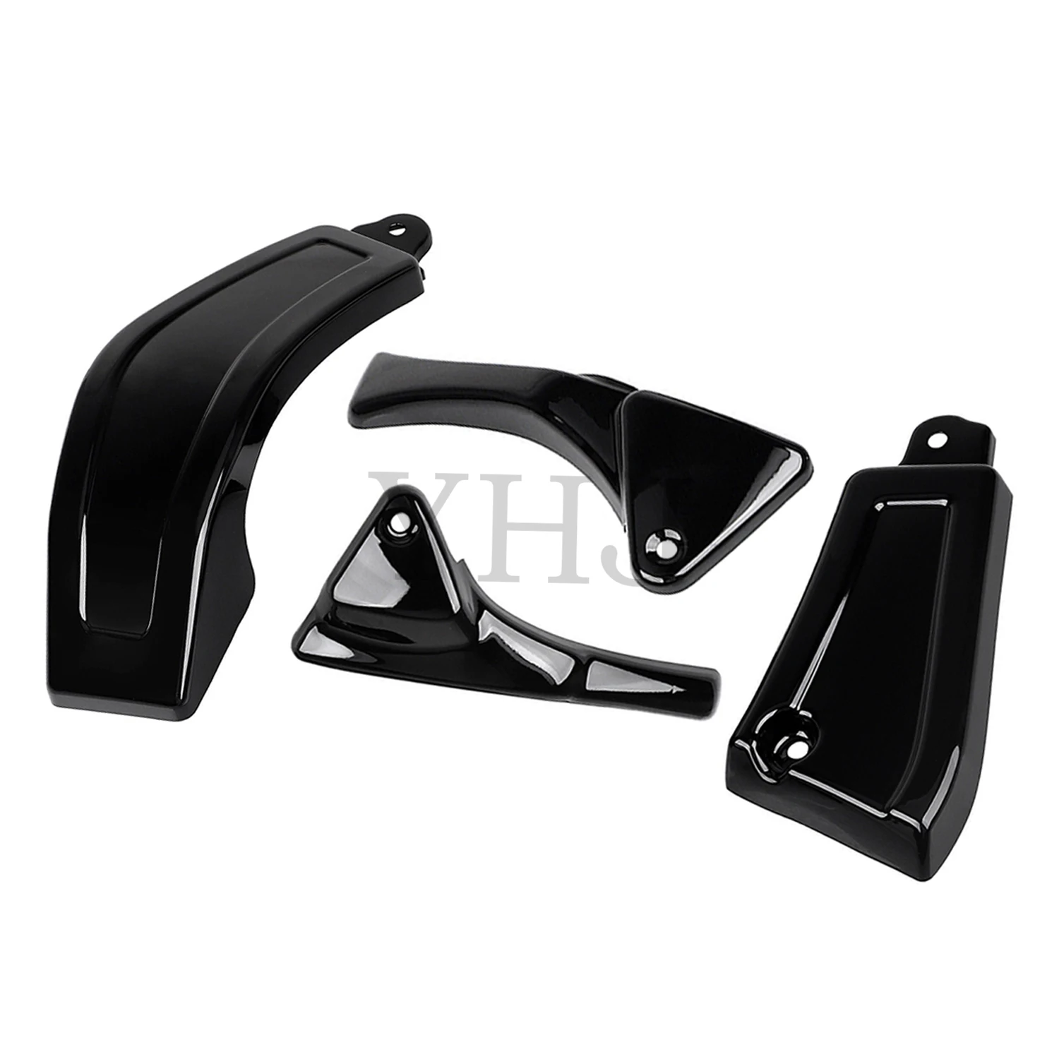 Motorcycle Body Fairing Look 4 Part Frame Cover Chrome/Black For Suzuki Boulevard  M109 M109R Boss/Limited Edition M109RZ M109R2