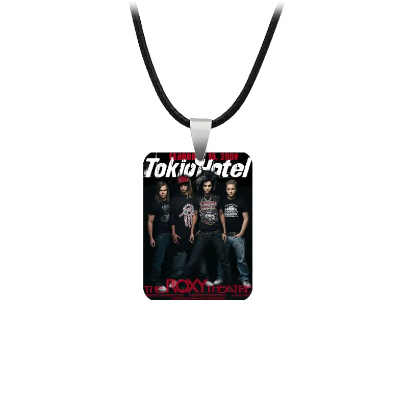 Tokio Hotel Pendant Acrylic Tokio Hotel Necklace Accessories Customized Pendant Jewelry Charms Gifts for Fans Friends