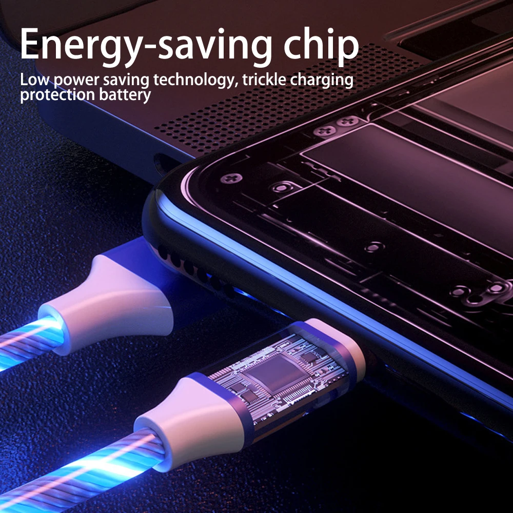 كابل شاحن سريع 3 في 1 USB من النوع C لأجهزة Android Xiaomi Huawei Samsung سلك شاحن الهاتف لأجهزة iPad iPhone