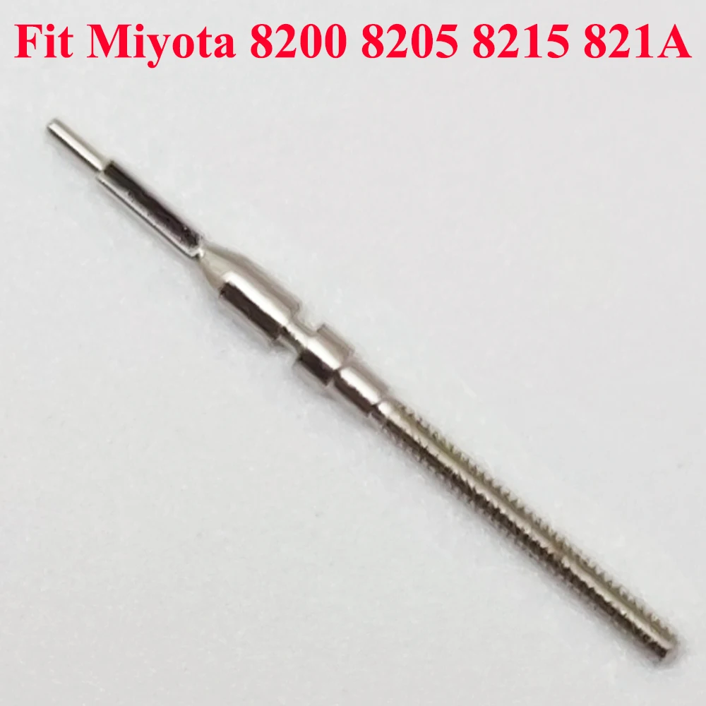 Watch Stem Stainless Steel Spare Parts fit Miyota 8200 8205 8215 821A Crown Automatic Mechanical Movement Watch Parts Crown Stem