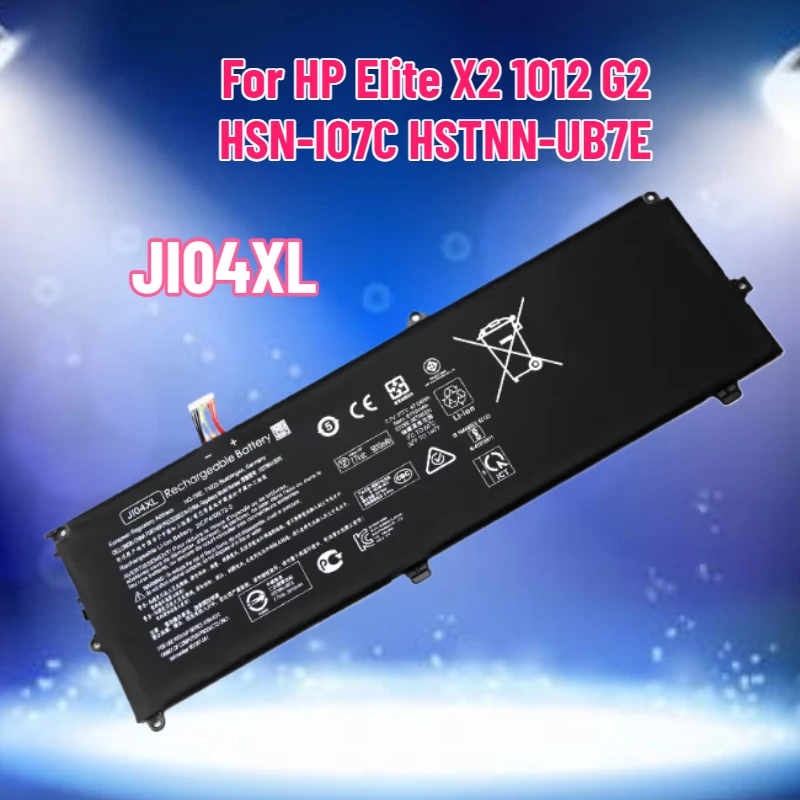 

Аккумулятор JI04XL для HP Elite X2 1012 G2 HSN-I07C HSTNN-UB7E, 7.7В, 47.04Втч