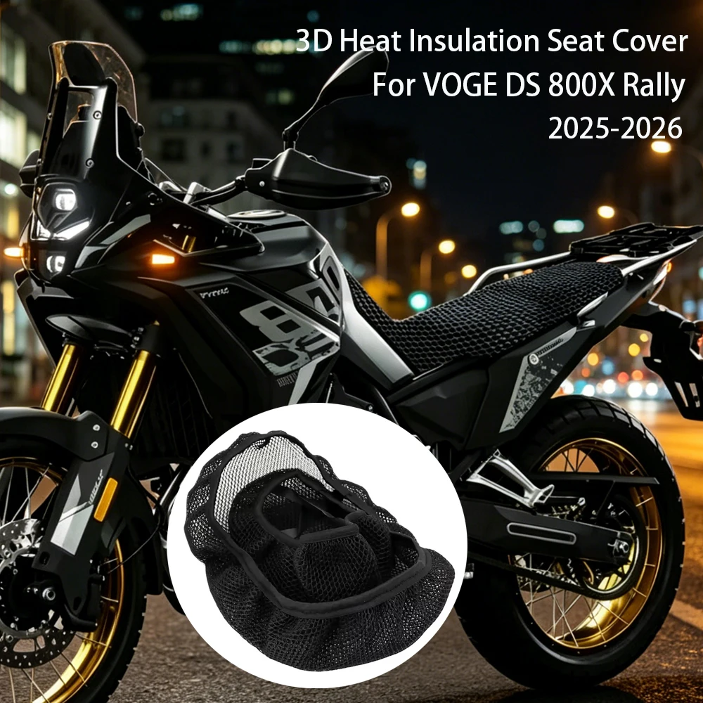 

DS 800X 2025-2026 Motorcycle Accessories For VOGE DS 800 X Rally DS800X DS800 X Airflow Seat Cover 3D Air Flow Seat Cover