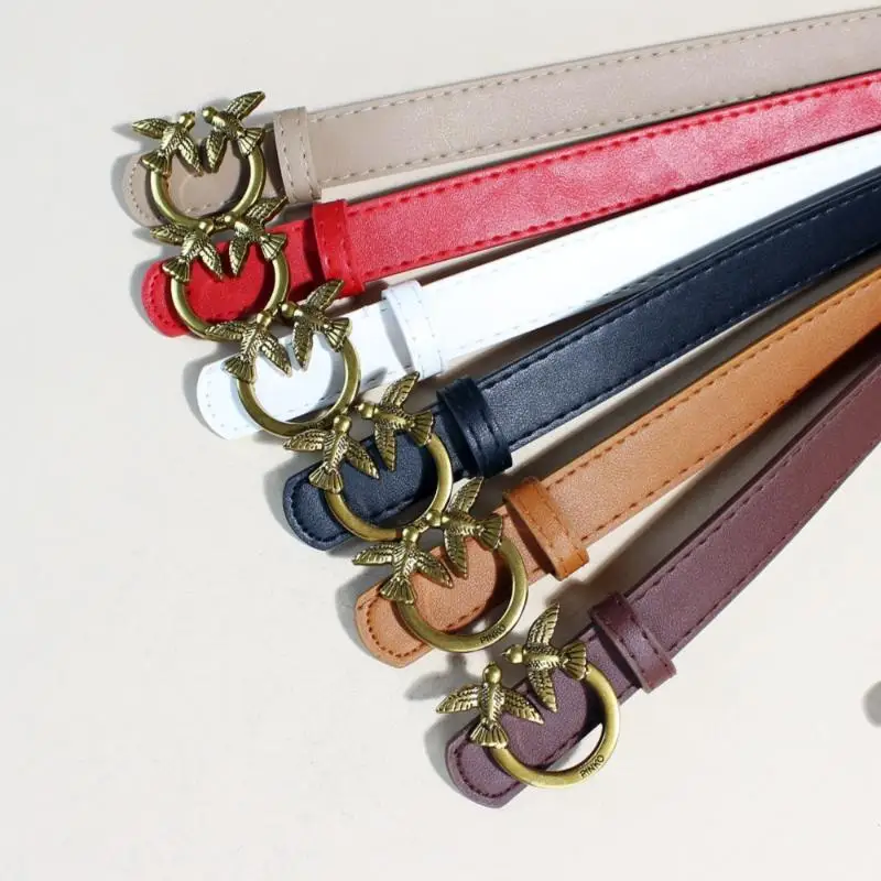 حزام نسائي عتيق، حزام جلد PU عصري لديكور الملابس اليومية، حزام عصري ومتوافق تمامًا مع هدية عيد الميلاد