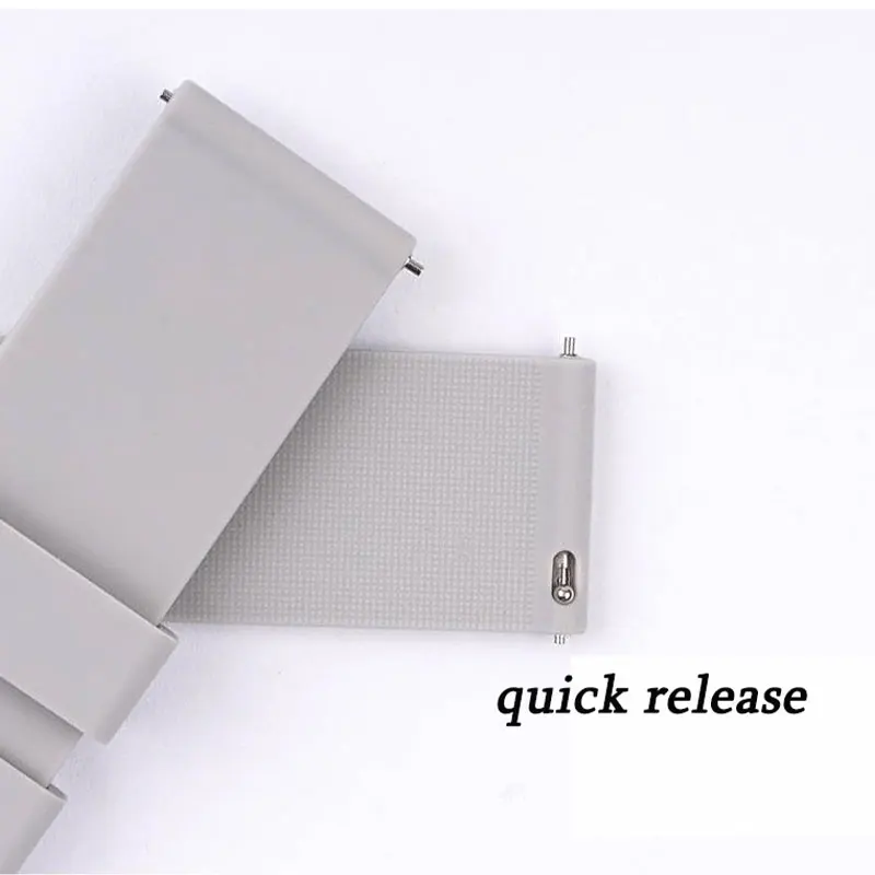 20mm Quick Release Strap For Omega MoonSwatch Replace Universal Wrist Band Silicone Rubber Sport Waterproof Watchband Belt New