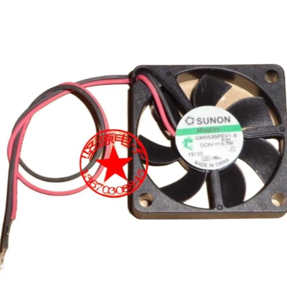 

Оригинальный для Sunon GM0535PEV1-8 3,5 см 35 мм DC 5 В 0,7 Вт тонкий серверный инверторный охлаждающий вентилятор