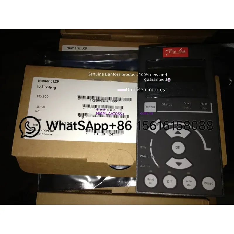 Danfoss VFD Digital Control Panel LCP101 130B1124 LCD Keypad Display for Frequency Inverter Drive Replacement Part Accessory