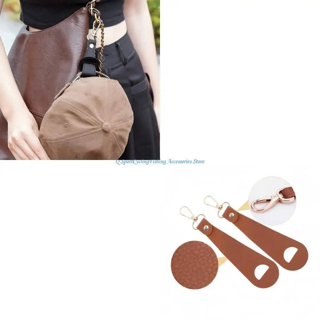 

2Pcs Hat Clip Towel Glove Storage Wallet Buckle Latches Clip Hat Strap Enduring