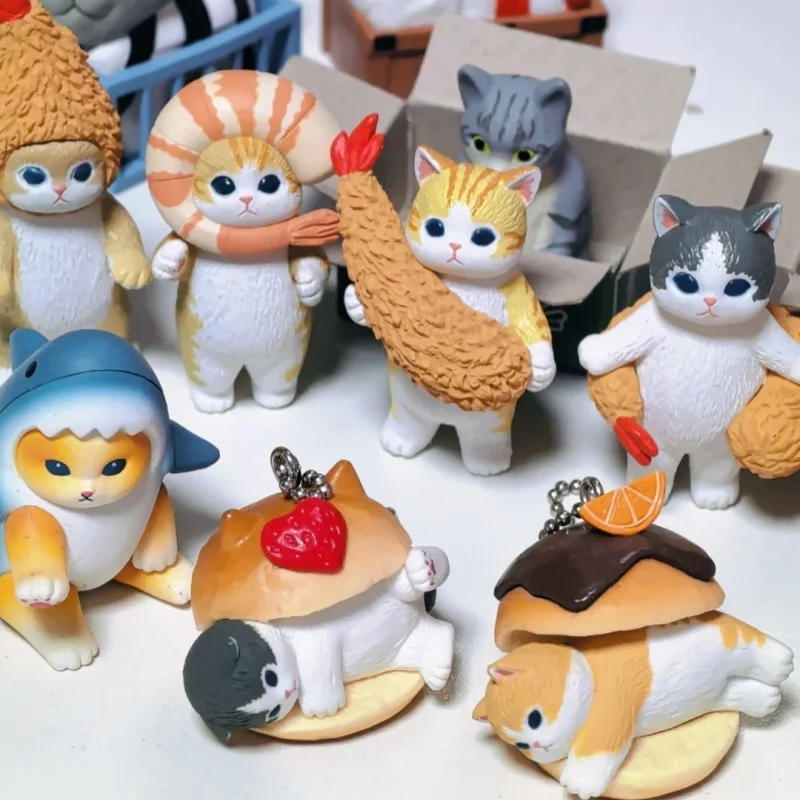 Eikoh яйцо коробка Mofusand Cat Shark иллюстрация дизайнер Акула Кот коллекция моделей пейзаж 5 настольные украшения игрушки подарок на день рождения