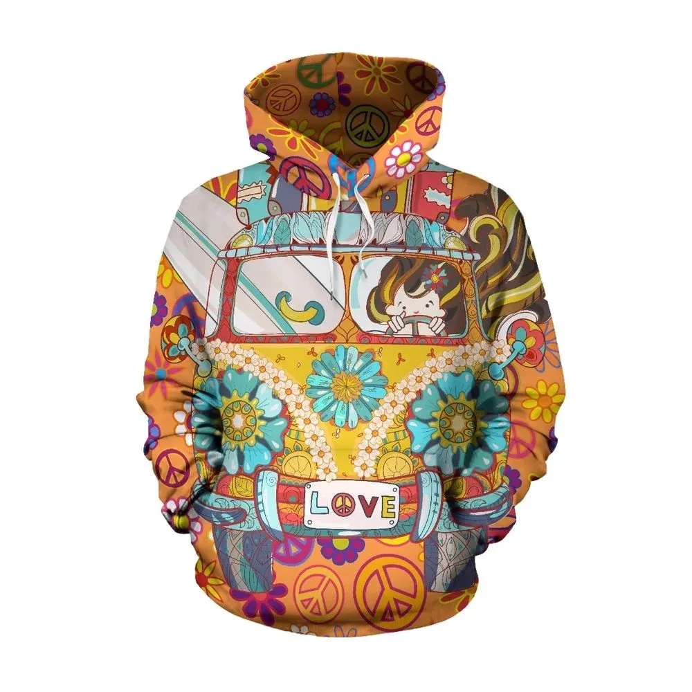 Men's Fall/Winter Fashion 3d Printed Hooded Sweatshirt From Harajuku - Retro, Unique, Creative And Fun Casual Pullover Shirt