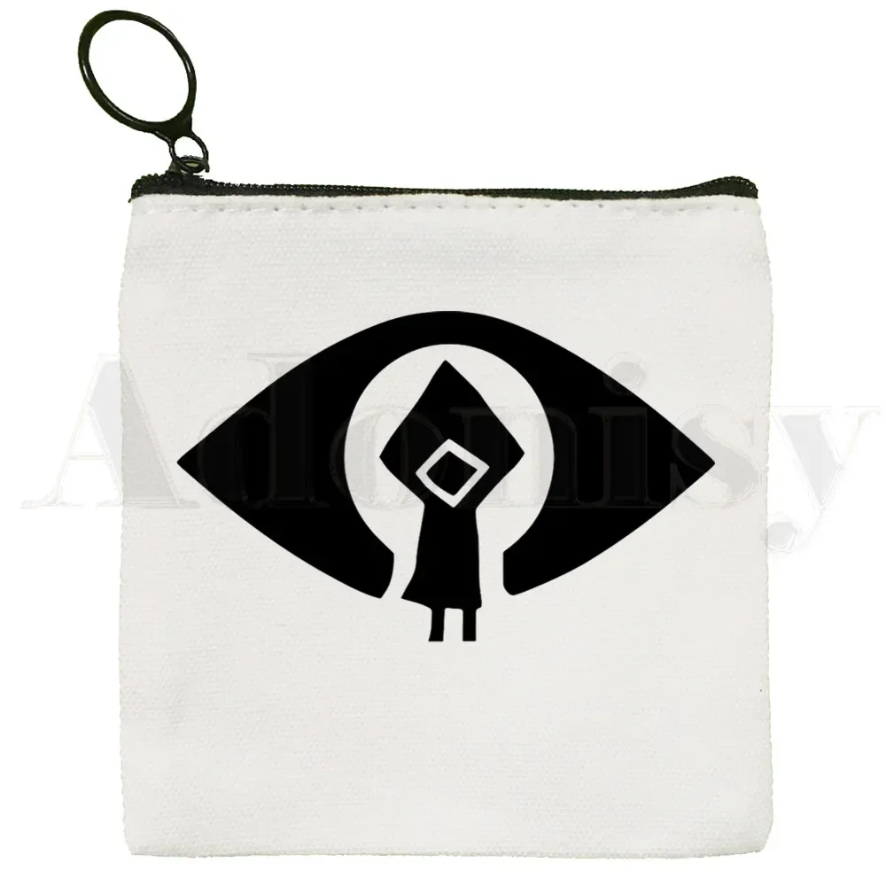 Little Nightmares Six Maw Design Nightmare  Coin Purse Storage Small Bag Card  Key  Coin Clutch  Zipper Key Bag