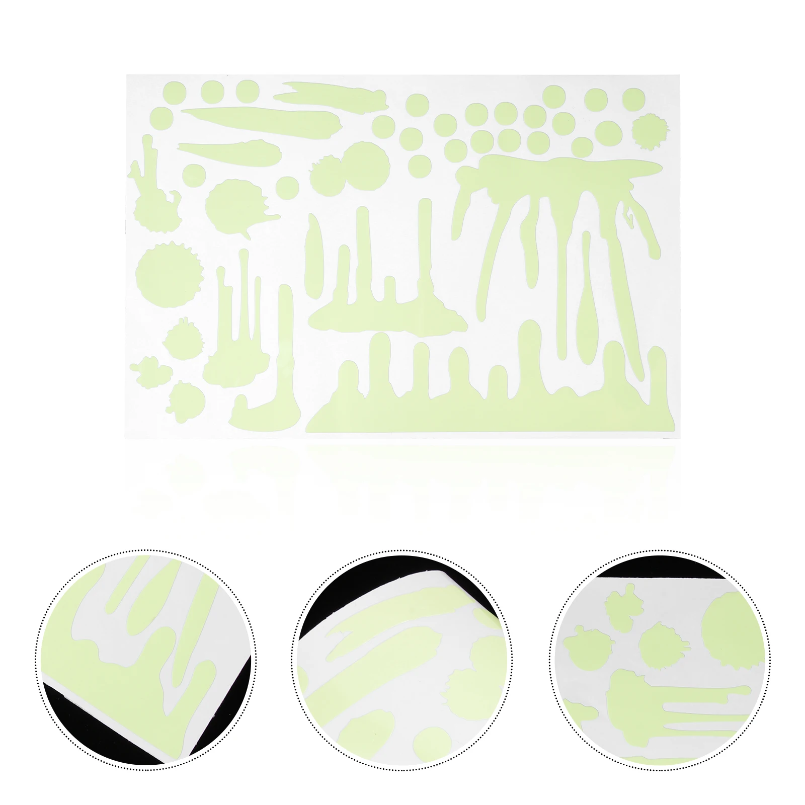 

Luminous Wall Sticker Decoration Stickers Window Decals for Glass Windows Halloween Decorations Peel and Decorative Pvc Baby